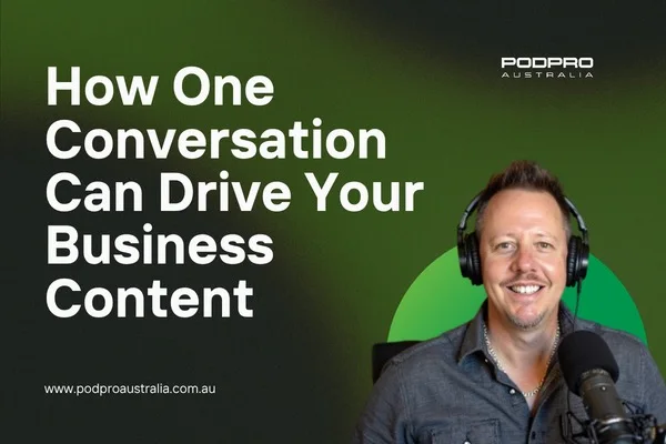 How one conversation can drive your business content, with Adam Bell on mic